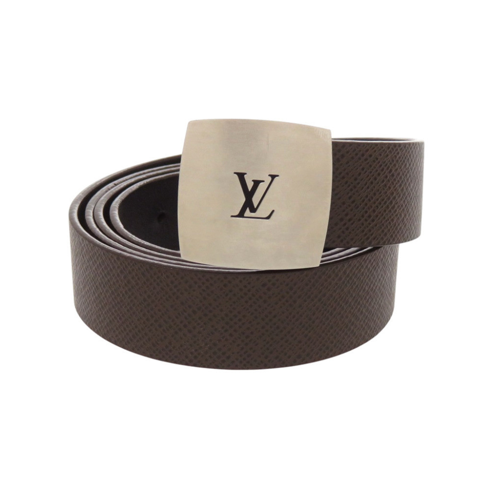 Louis Vuitton Ceinture Taiga M9804 Brown Belt LV 1681 LOUIS VUITTON Men's